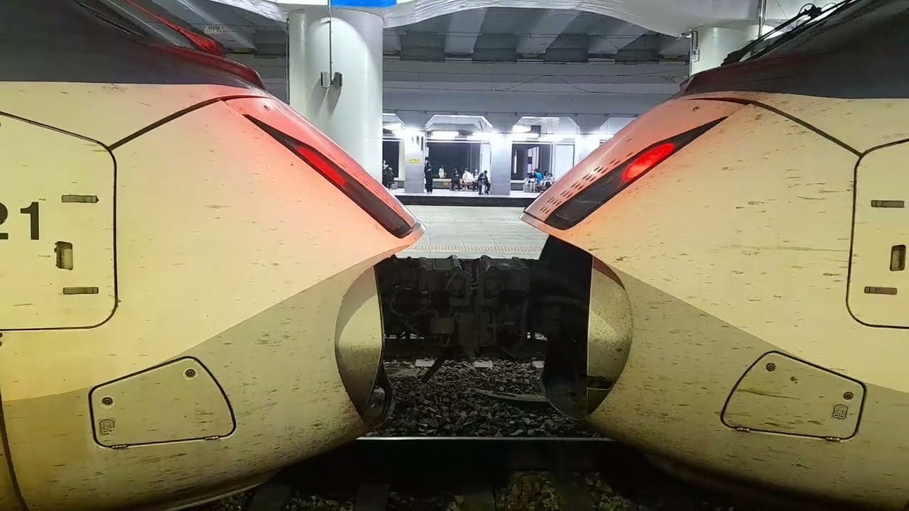 KTX-산천 동대구역에서 복합 분리 및 연결 장면