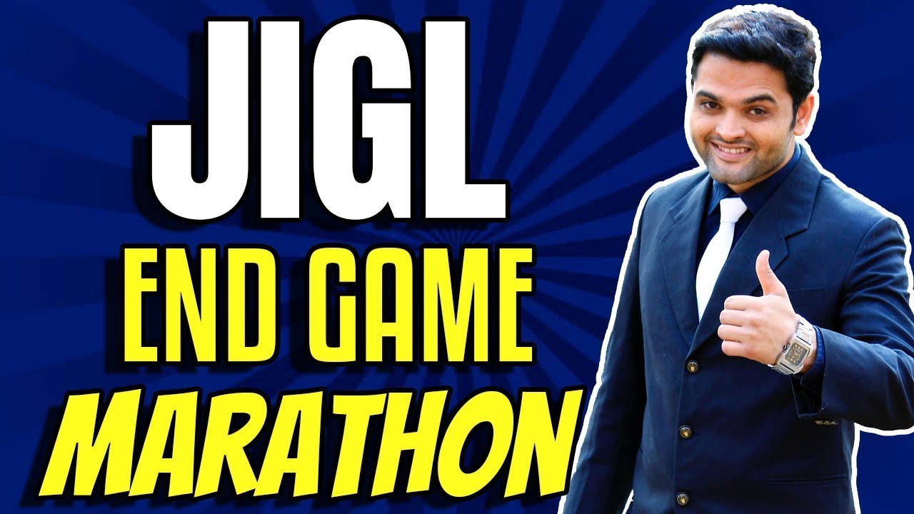 🔥JIGL END GAME Marathon for Dec 2022 Exam🔥JIGL Memory Booster Master Revision