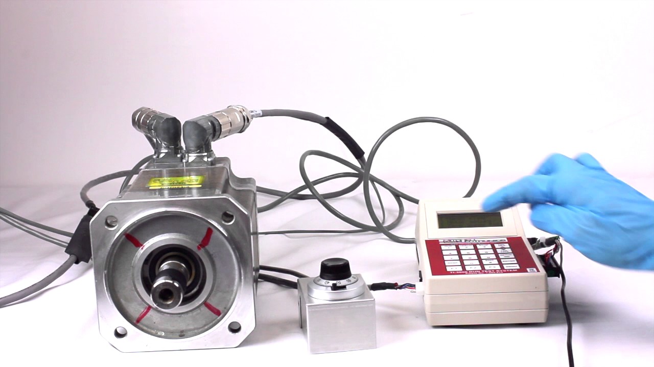 TI-3000 Setup and Run Test Servomotor with Resolver