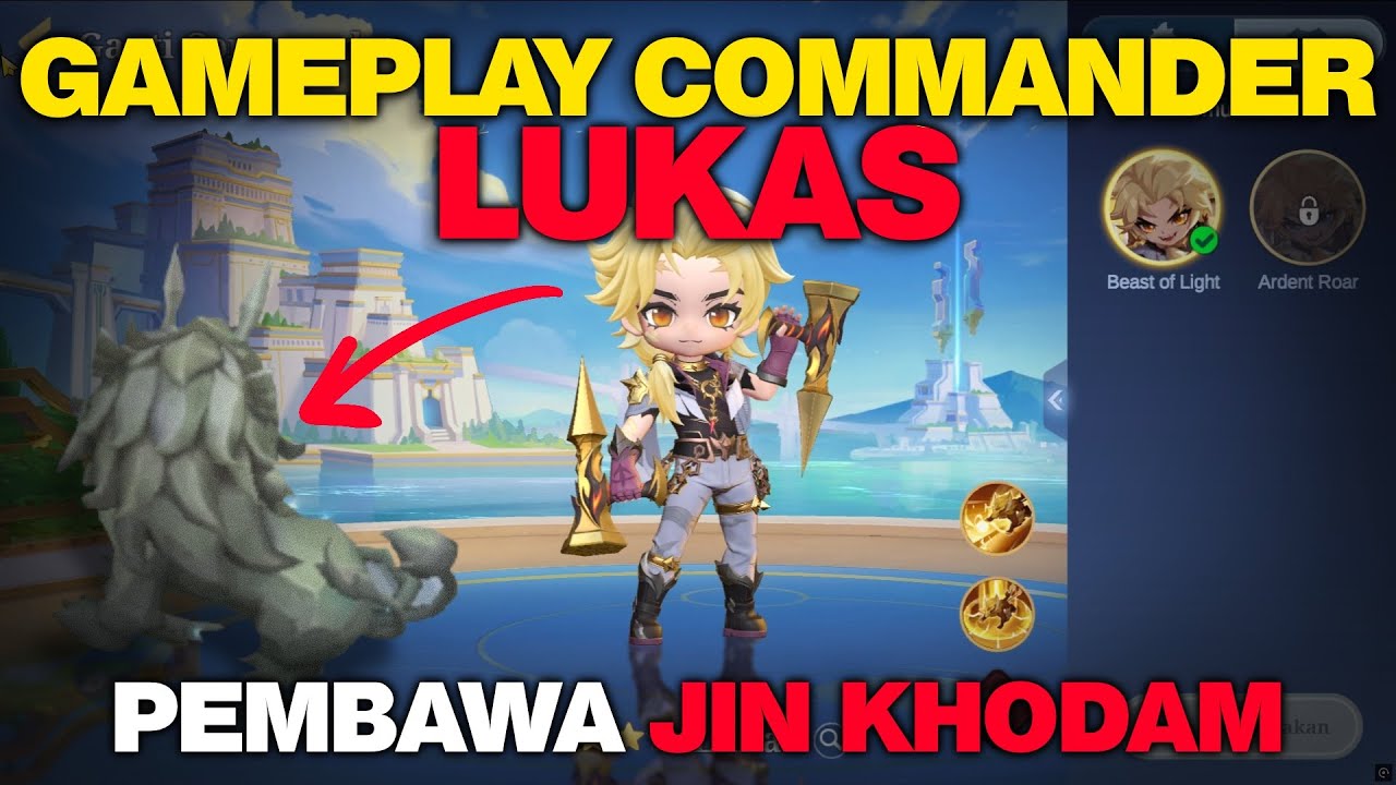 Gameplay Commander Lukas Untuk Pemula ‼️ Magic Chess Go Go ✔️