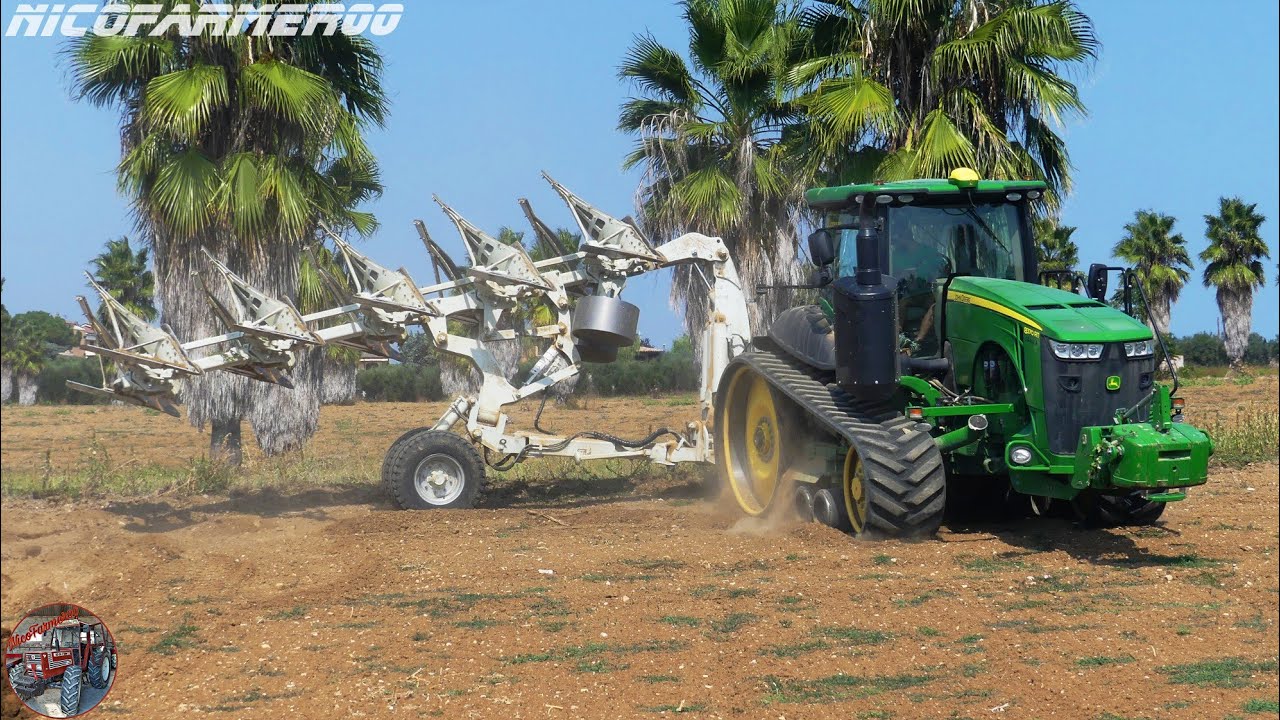 JOHN DEERE 8370RT + Five furrows ER.MO | PLOWING 2021 | DI LORENZO