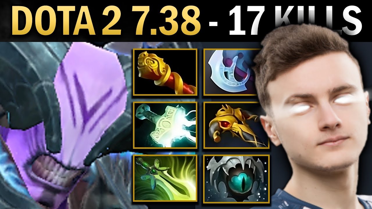 Faceless Void Gameplay Miracle with 17 Kills and 1000 GPM - Dota 7.38