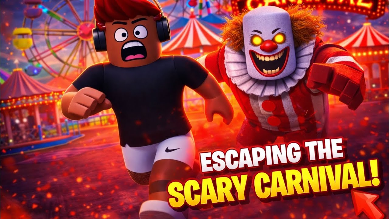 Im playing in a carnival but it’s haunted! ( no talking)