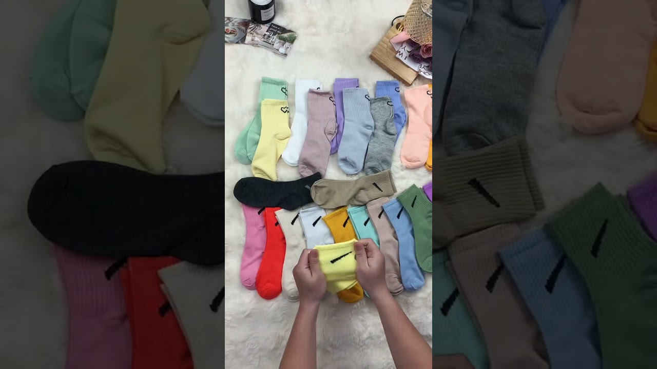 Stock up on 20 pairs of warm cotton socks for winter! #cottonsocks