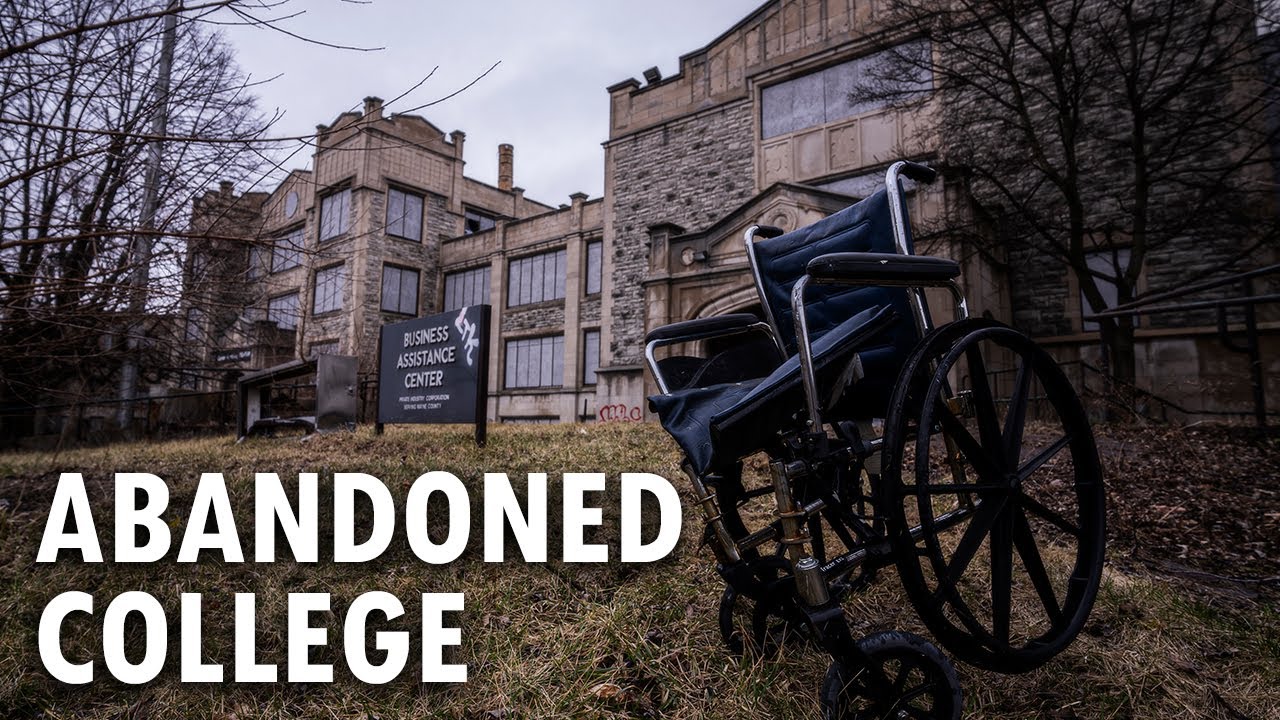 Abandoned Detroit College | Highland Park Community College & High School