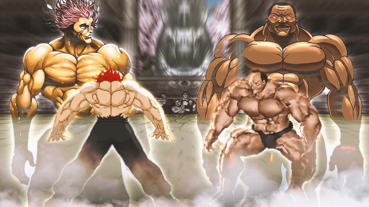Yujiro Hanma vs Biscuit Oliva. Baki the Grappler Anime MUGEN