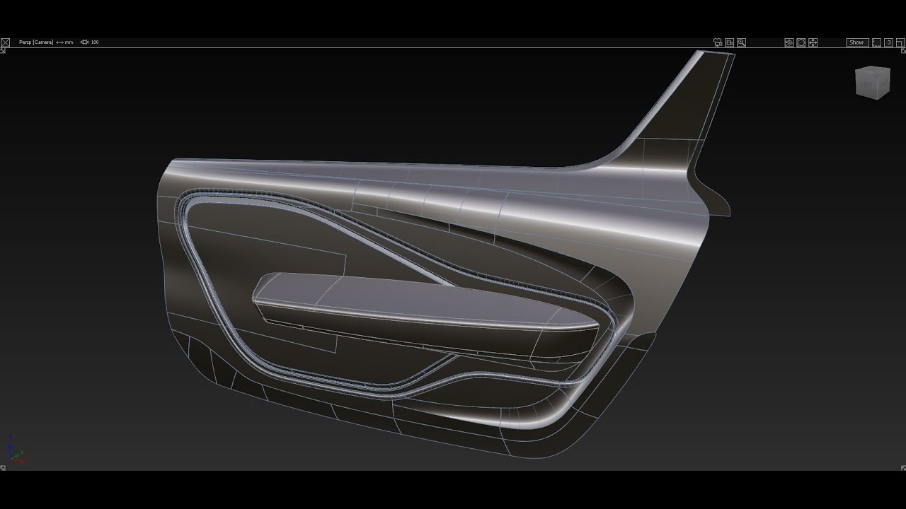 AUTODESK ALIAS AUTOSTUDIO - CAR INTERIOR - DOOR - PART 2