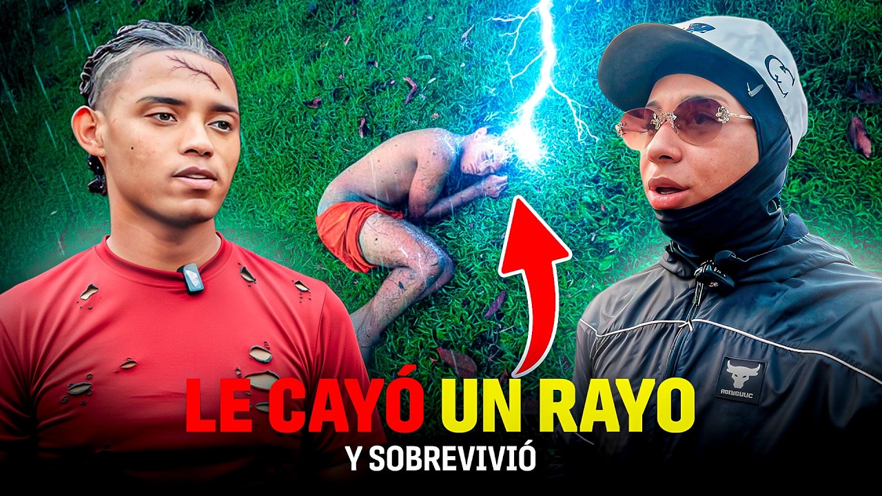 Un Rayo le Dejó Extrañas Letras Antiguas en EL CUELLO