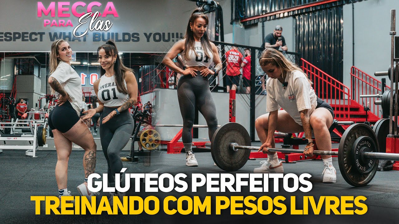 GLÚTEOS PERFEITOS TREINANDO COM PESOS LIVRES #meccaparaelas @Ana Paula Miyao Horikawa