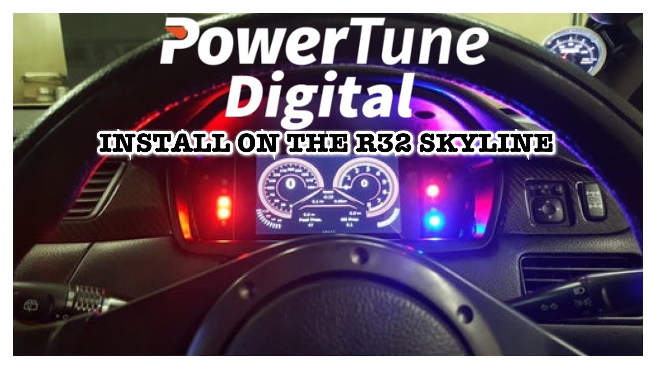 Installing Digital Dash II PowerTune in the R32 skyline 👌🏼
