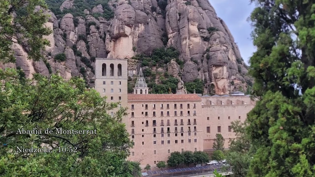 Montserrat (ES) - Niedzielne dzwony - Bicie przed główną mszą  / Campanas de la Abadía de Montserrat
