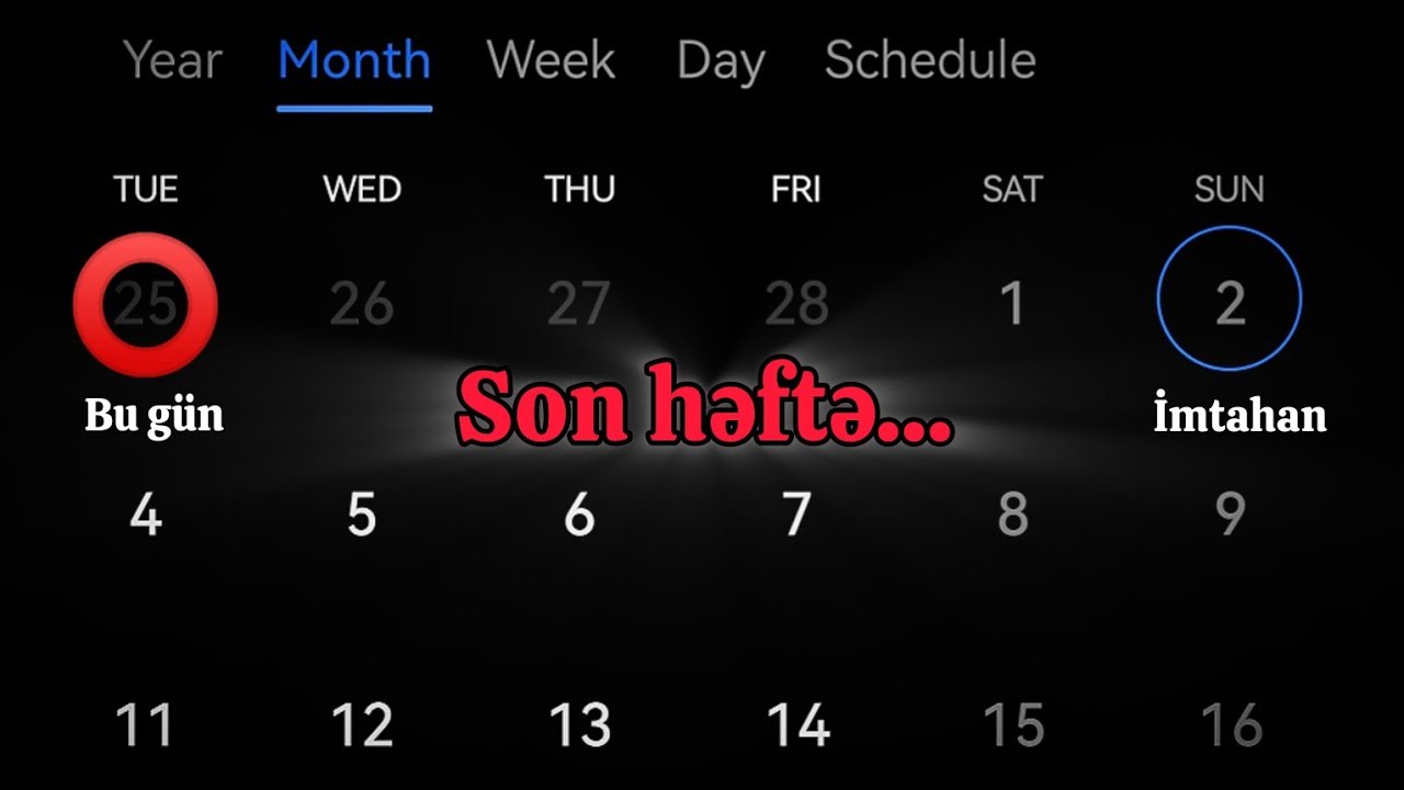 Buraxılış imtahanı: Son Həftə | Nə etməli?