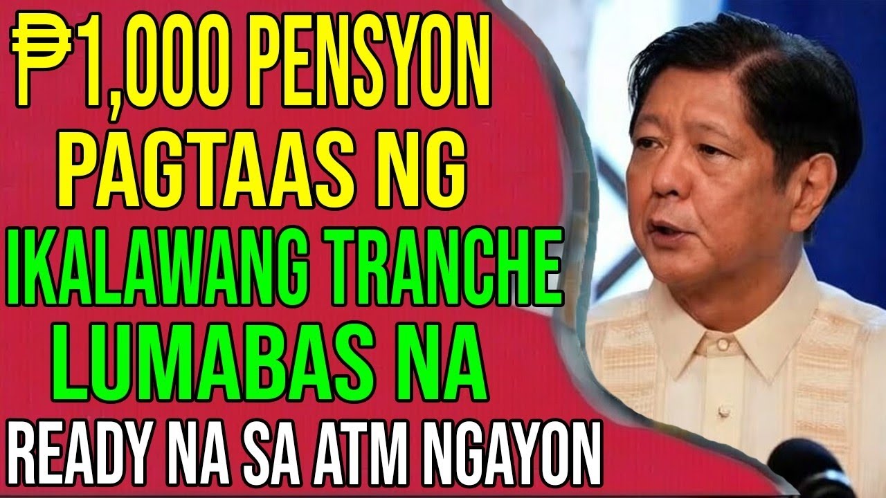 SA WAKAS, PENSIONERS! SSS ₱1,000 Pension Increase (2nd Tranche) — Pumasok na sa ATM, I-withdraw na N