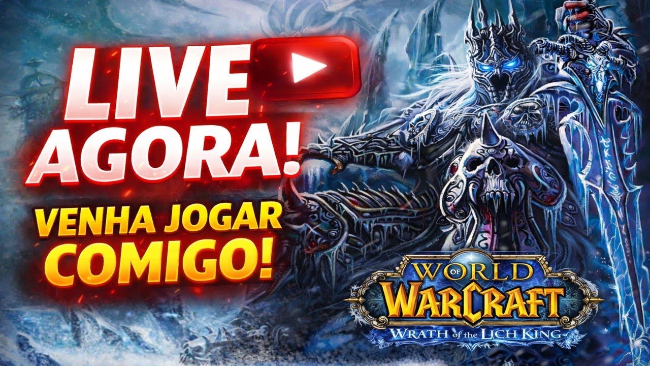 🔴LIVE 016| WORLD OF WARCRAFT LICH KING | !classe | !espec | !addons | !macro | !server| ICECROWN!