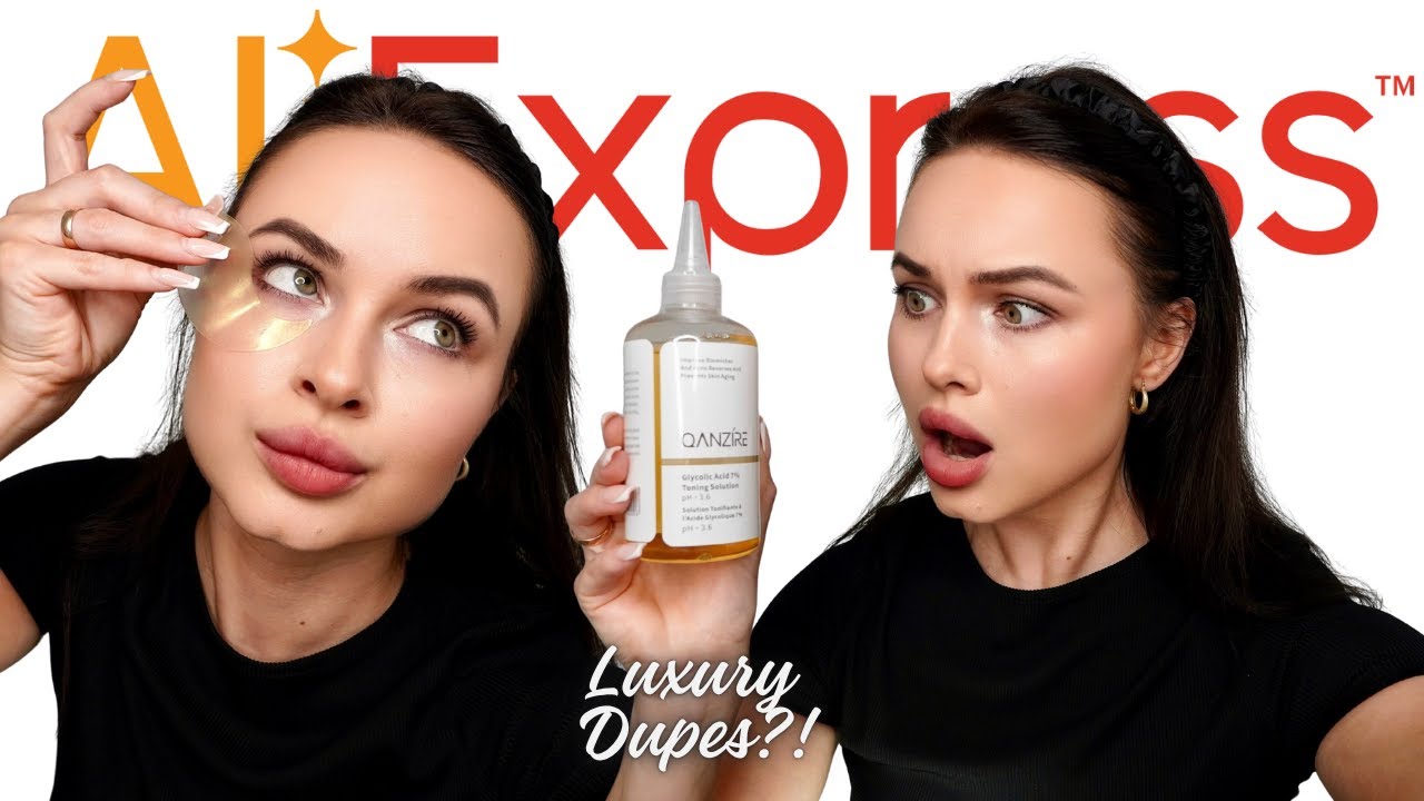 I Found LUXURY SKINCARE DUPES on AliExpress & I’m OBSESSED!