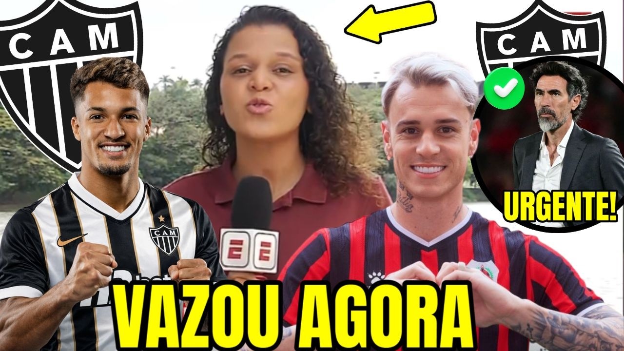 🚨SABADO QUENTE NO ATLÉTICO-MG !! NATY TRAZ AS PRINCIPAIS NOTÍCIAS DO GALO AGORA! REFORÇOS NO GALO