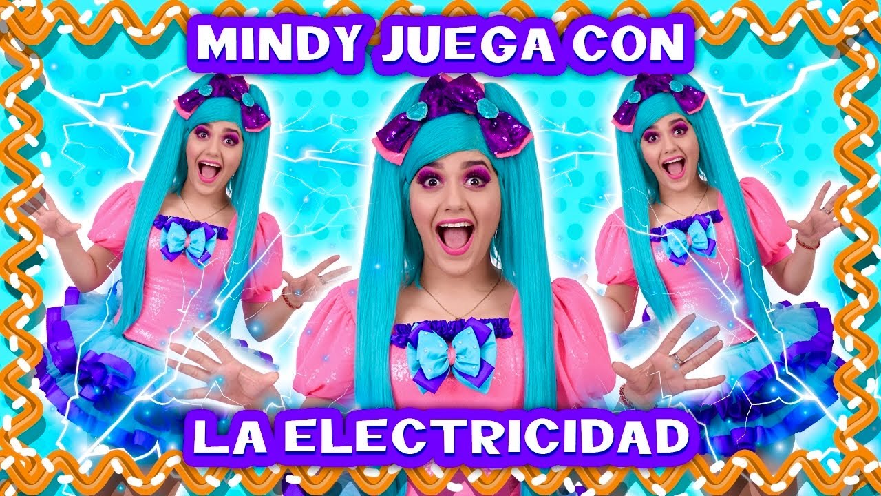 LA ELECTRICIDAD: MINDY JUEGA CON ELECTRICIDAD / SHOW PIEDRA PAPEL O TIJERA / VIDEOS EDUCATIVOS NIÑOS