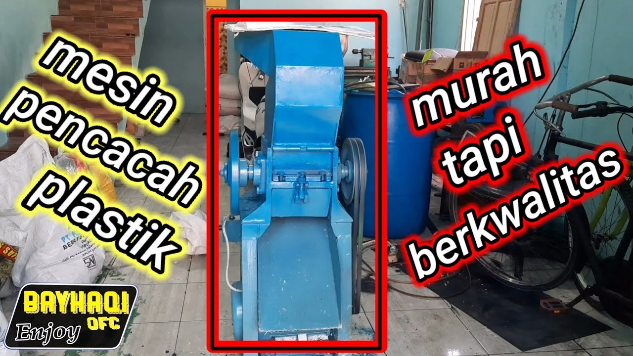 mesin pencacah plastik