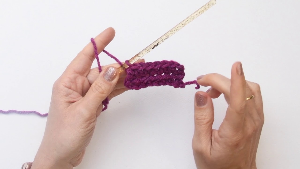 FR -Comment faire des Demi-Brides en crochet. J’apprends le crochet.