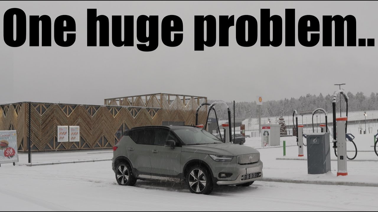 Тест запаса хода Volvo XC40 Recharge P8 на 615 км! (Норвежский скоростной заезд)
