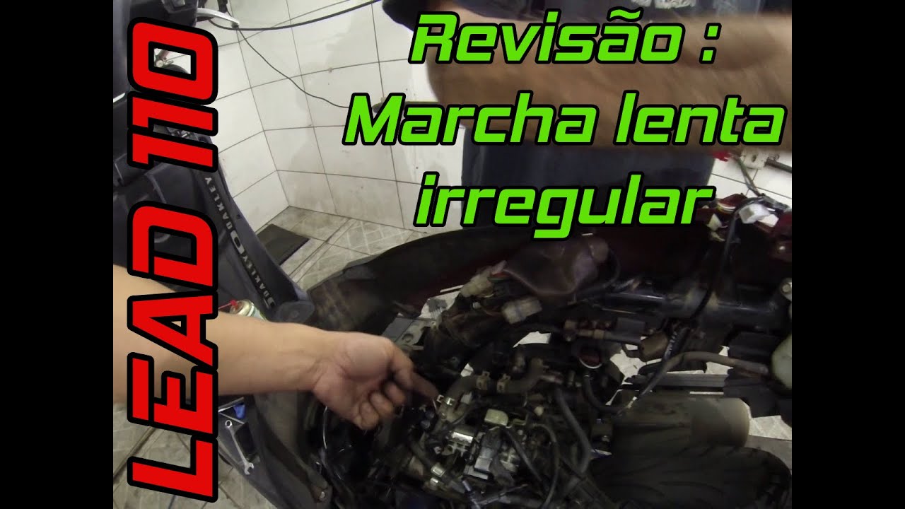 LEAD 110: Revisão geral. Moto com problema na marcha lenta