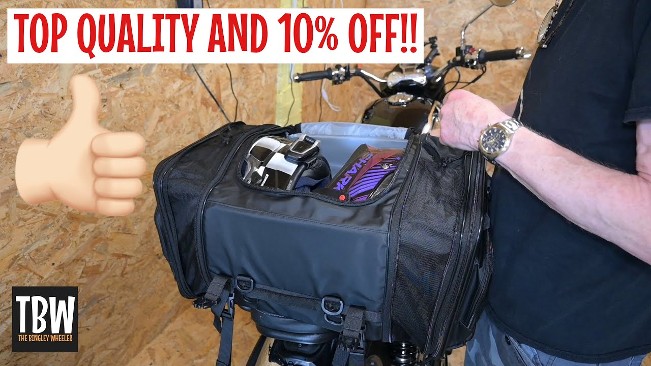 Ride Iron 60L Expandable Tail Bag! 10% off!!