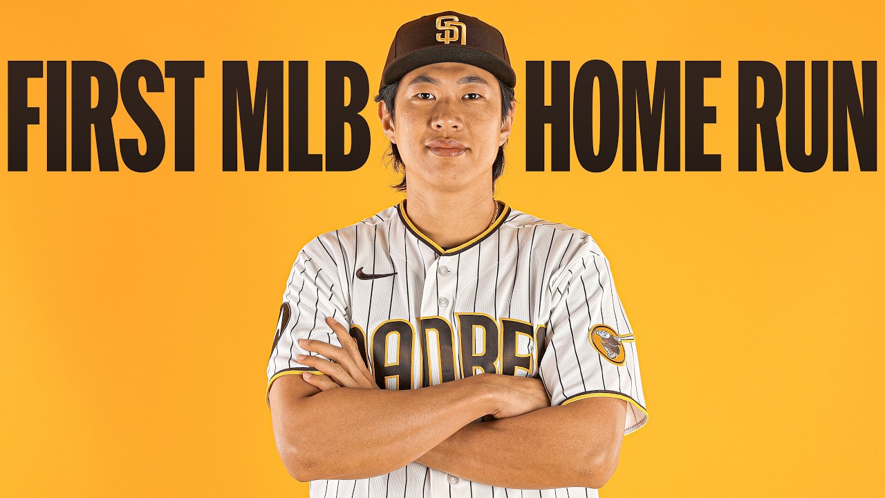 Sung-Mun Song hits his first MLB home run! | MLB Highlights