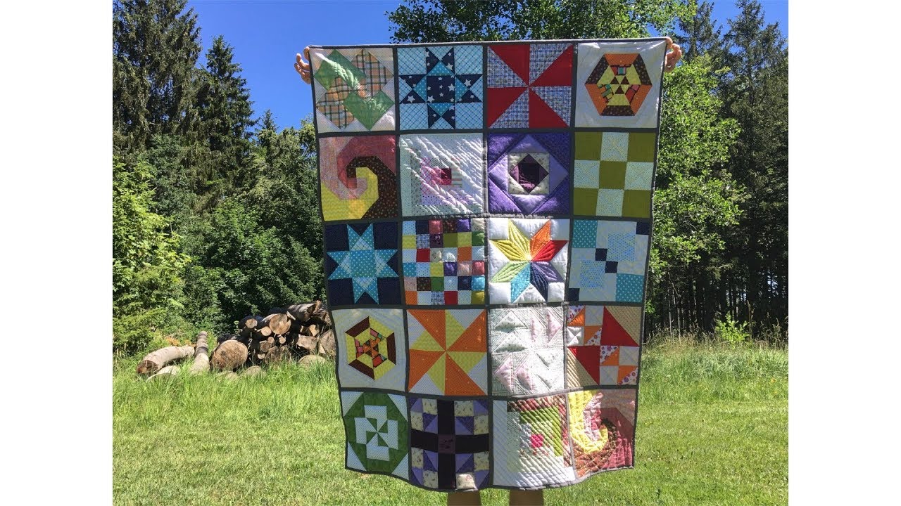 Quilt Tutorial  Sashing und Binding Patchworkdecke einfach gemacht