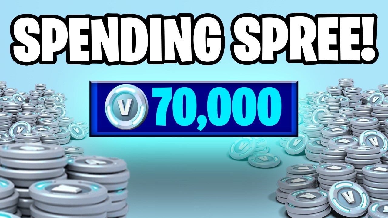 Spending 70,000+ V-Bucks in Fortnite (Fortnite Spending Spree #9)
