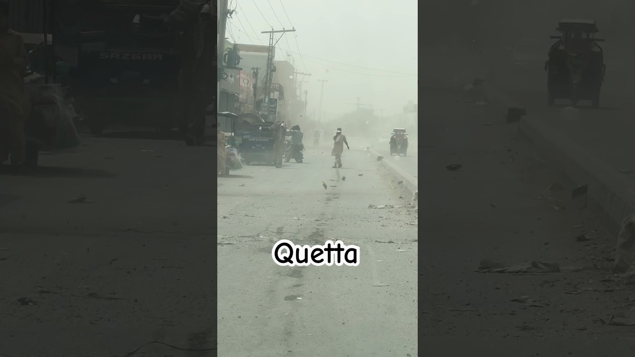 Quetta Engulfed by Heavy Dust and Sandstorm | Real-Time Update 