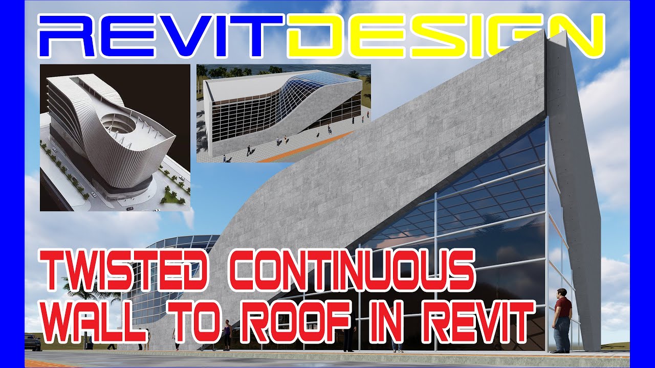 RD117. Как создать витую сплошную стену-крышу в Revit. Проектирование объемов на основе шаблонов ...