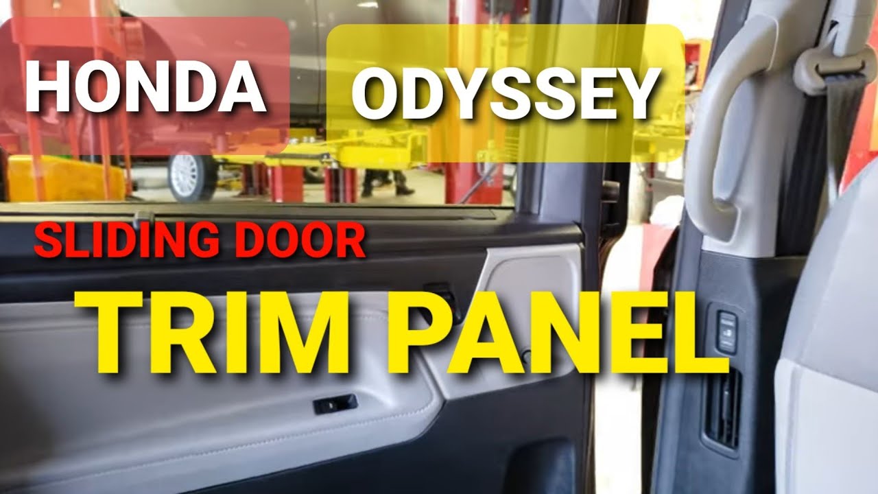 2018 HONDA ODYSSEY SLIDING DOOR TRIM PANEL REMOVAL