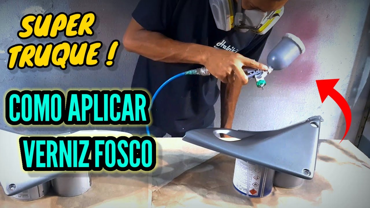 COMO APLICAR VERNIZ FOSCO USANDO QUALQUER VERNIZ