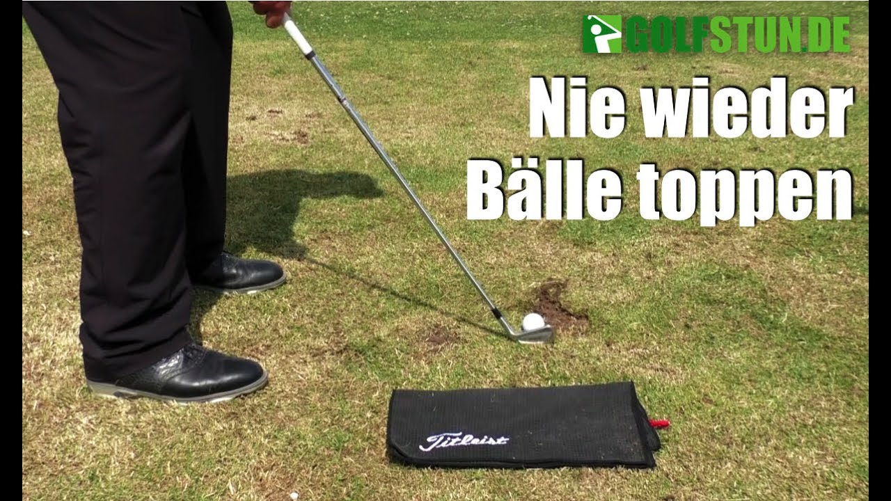 Nie mehr den Ball toppen (Golf&uuml;bung)
