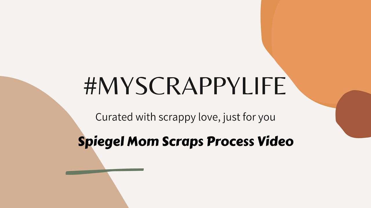 Scrapbooking Process Video #812 | @spiegelmom_scraps4813 | Remember To Document Stories