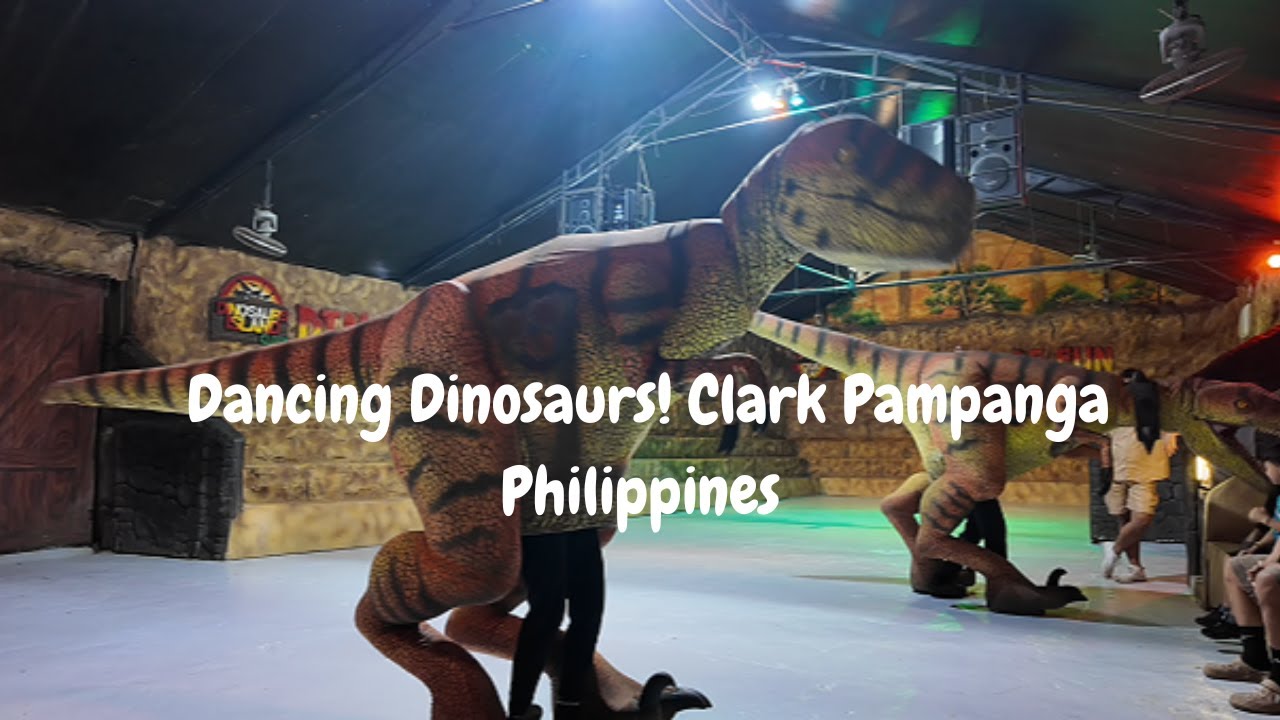 Dinosaurs Island Dancing Dinos at Clark Pampanga Philippines!
