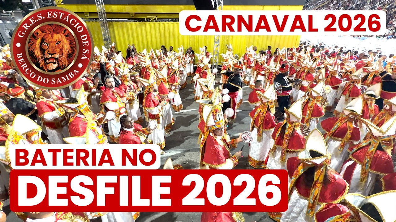 ESTÁCIO DE SÁ 2026 - 4K | DESFILE OFICIAL | SAMBA AO VIVO #SERIEOURO26
