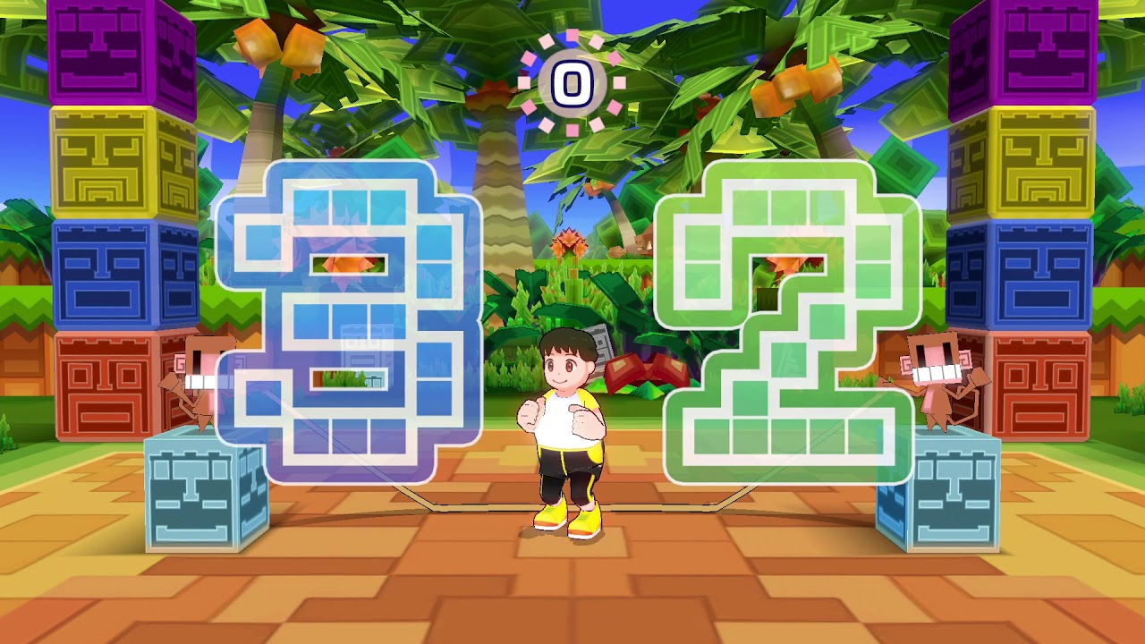 スイッチ版ファミリートレーナー　アスレチックで冒険　初級コース2 プレイ動画