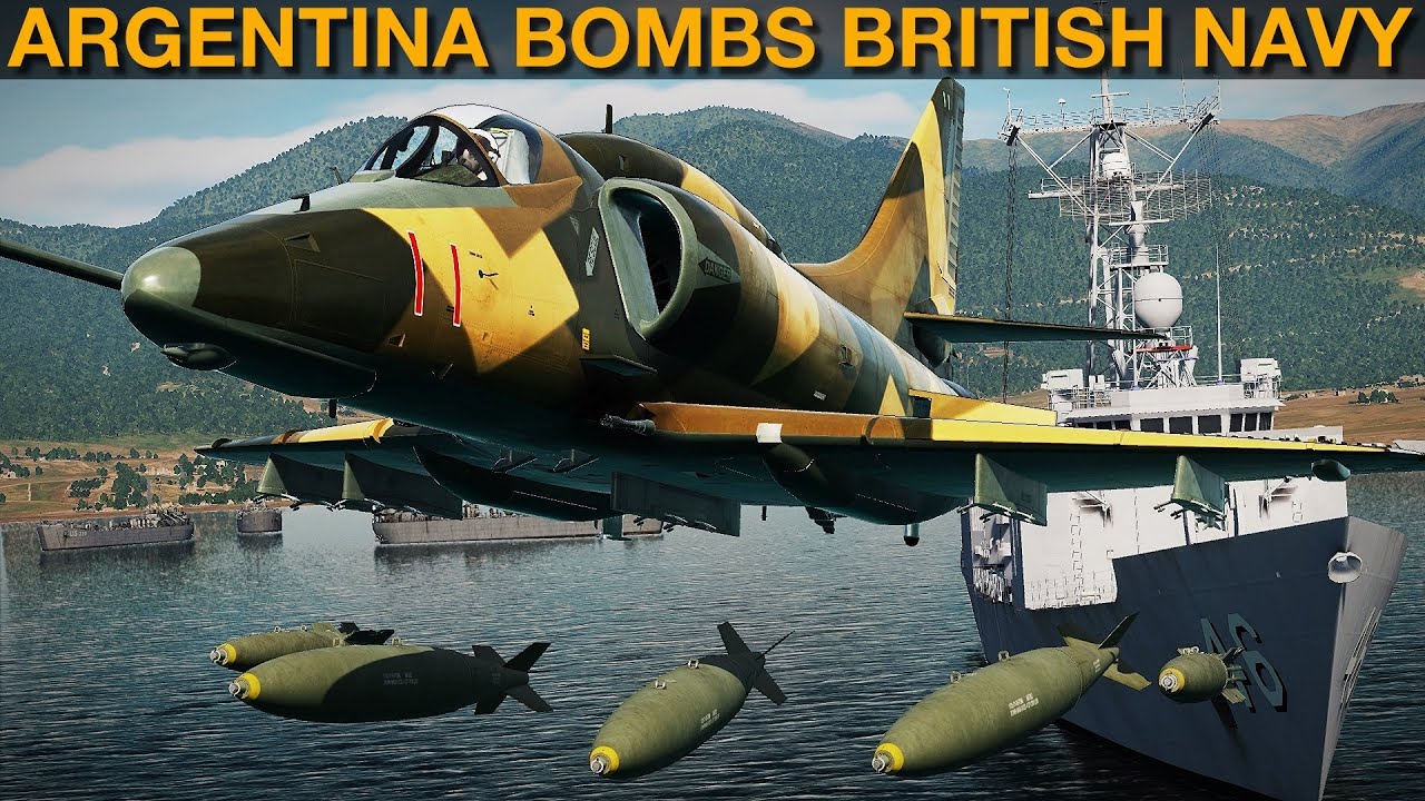 1982 Falklands War: The Battle Of San Carlos Bay | DCS WORLD Reenactment