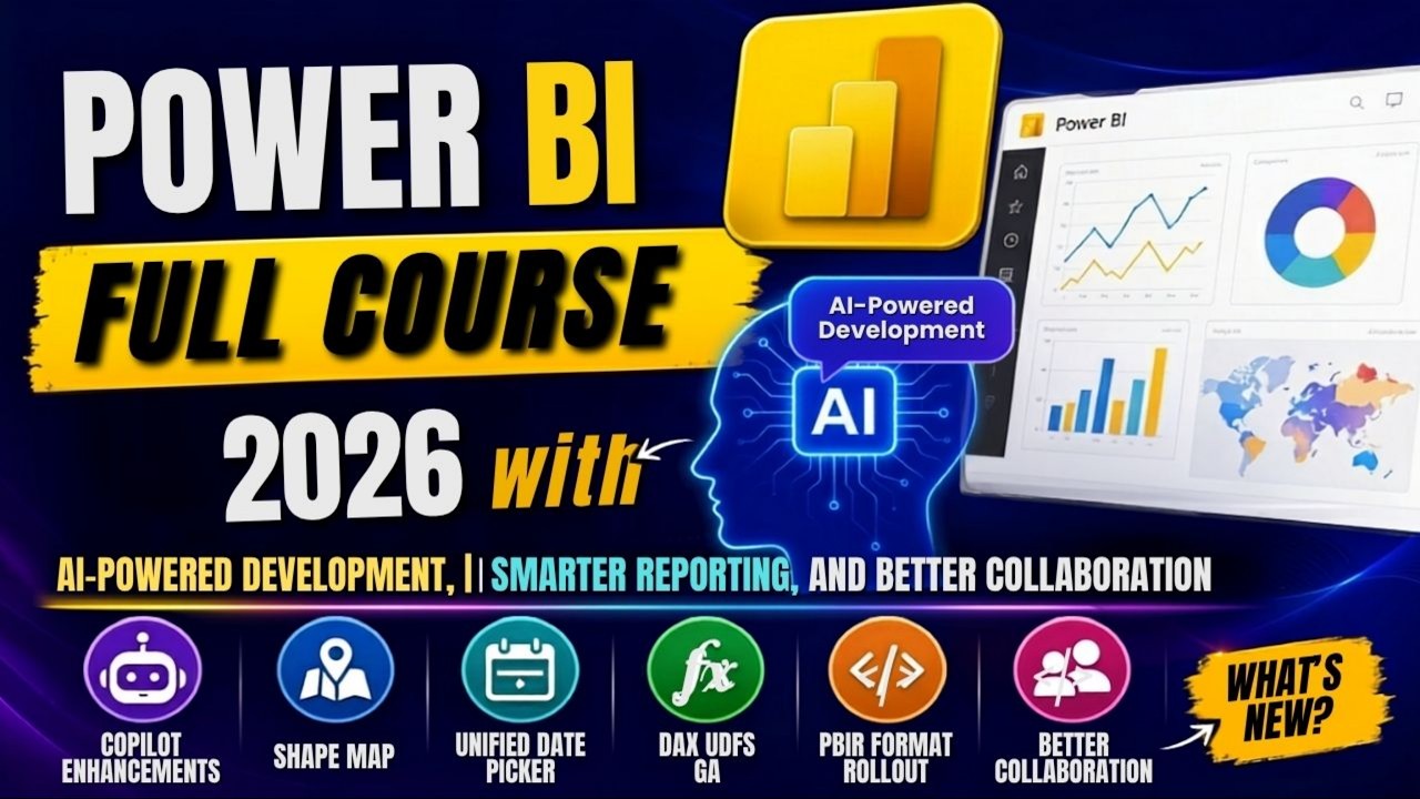 ​Master Power BI as AI Data Analytics in 8hours 📊