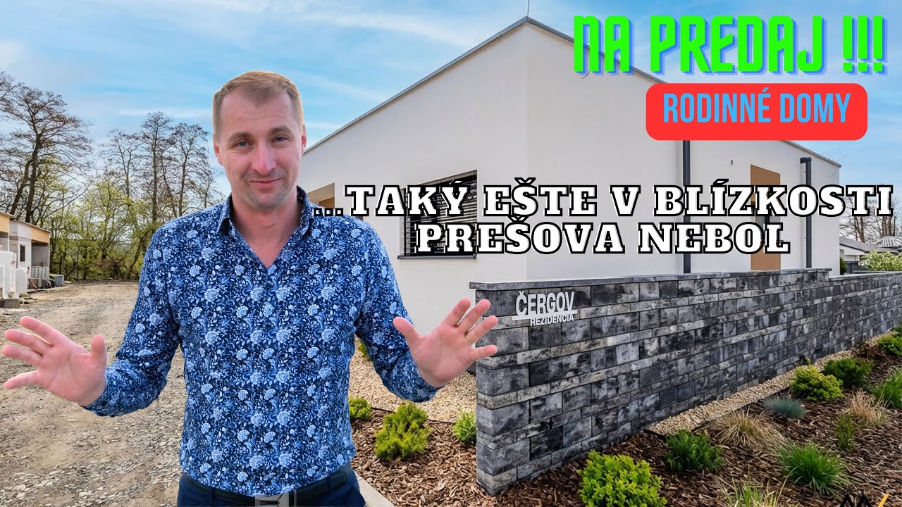 NA PREDAJ | RODINNÉ DOMY | REZIDENCIA ČERGOV