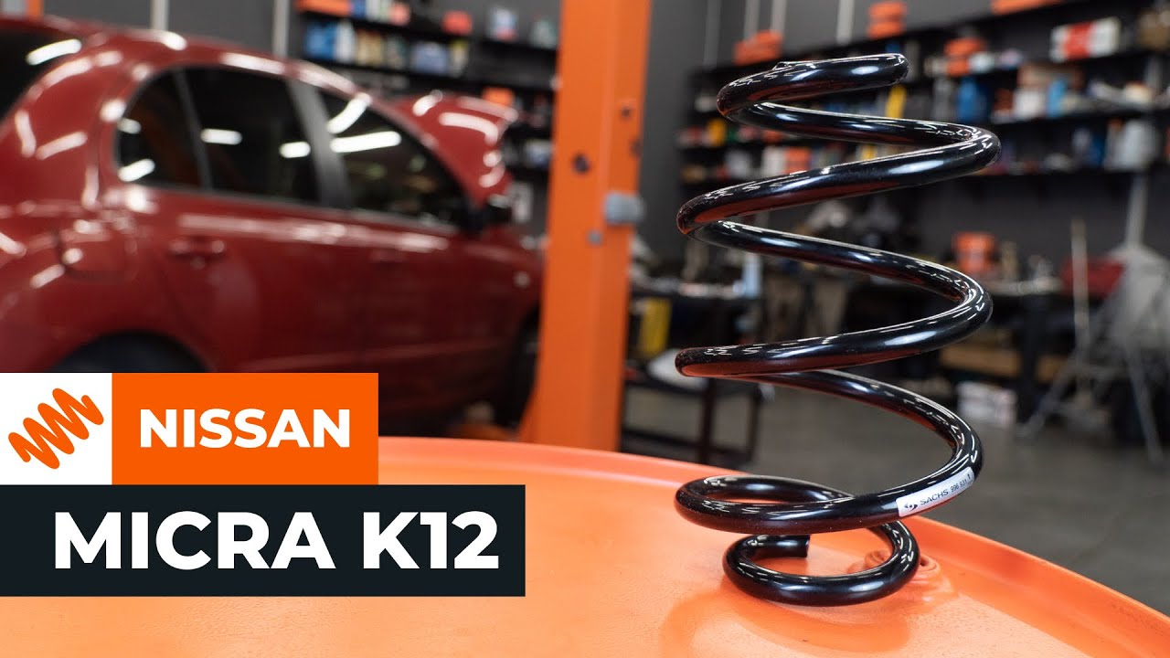 Comment remplacer ressort de suspension arrière sur NISSAN MICRA K12 [TUTORIEL AUTODOC]