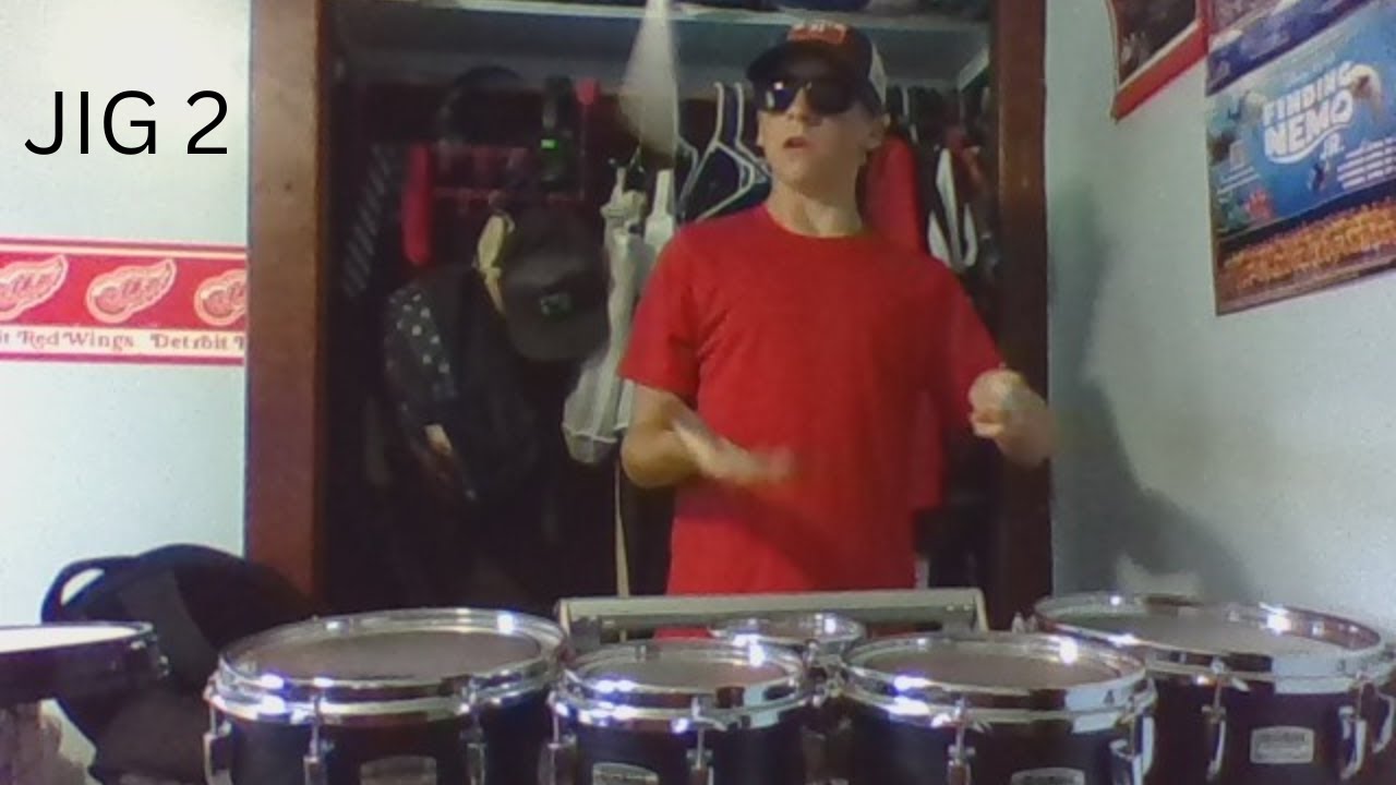 How to play Jig 2 On the Tenor and Snare Drum. (Tutorial)