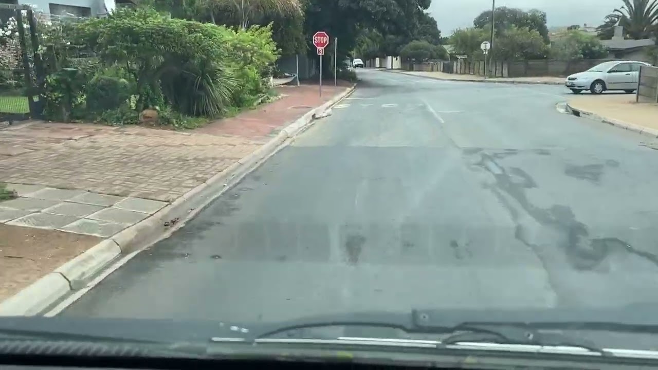 Driving through the mecca of Vredenburg, Western Cape. A town situated just off the coast.