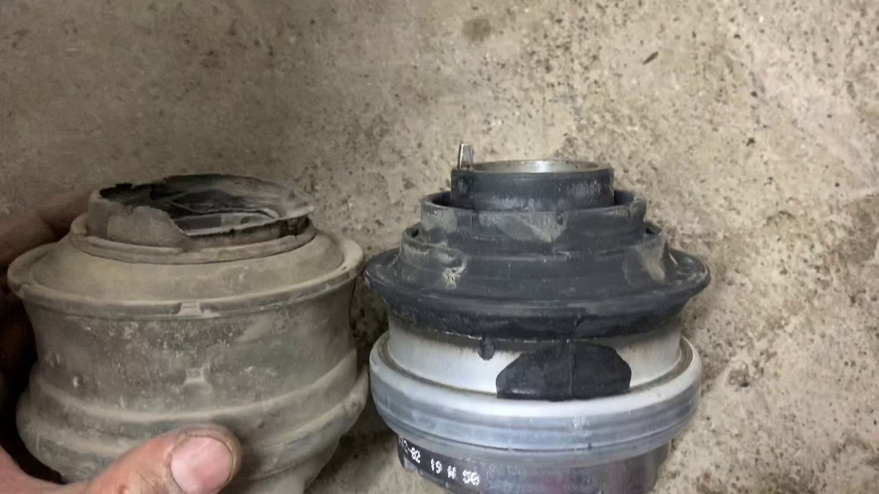 Mercedes Benz w210 M112 how to change engine mount замена подушек двигателя Lemforder
