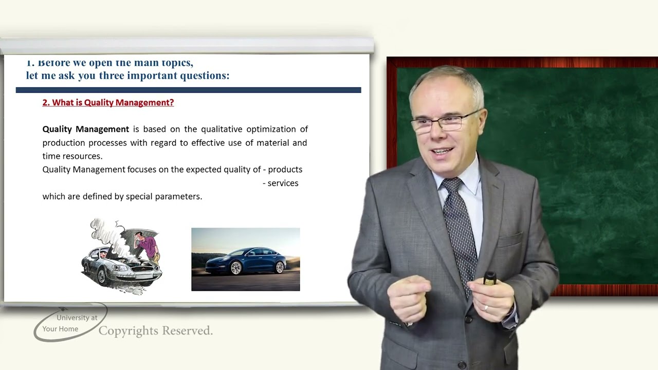 Total Quality Management &ndash; Lecture 1 | Prof. Dusan Kucera | SWISS UMEF Geneva (L1 S1)