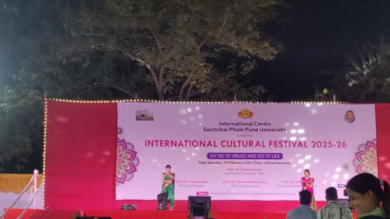 Savitribai Phule pune university International culture festival ✨