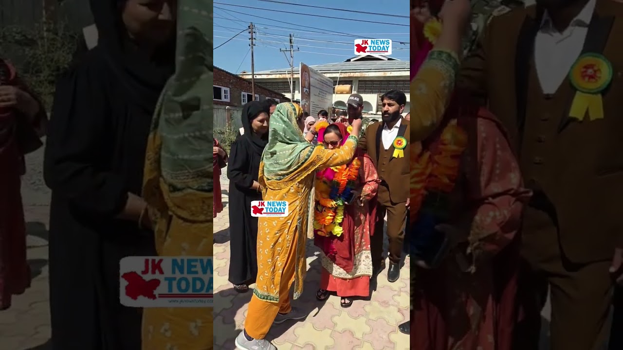 Sakina received a warm reception from the faculty in Srinagar | JK New Today