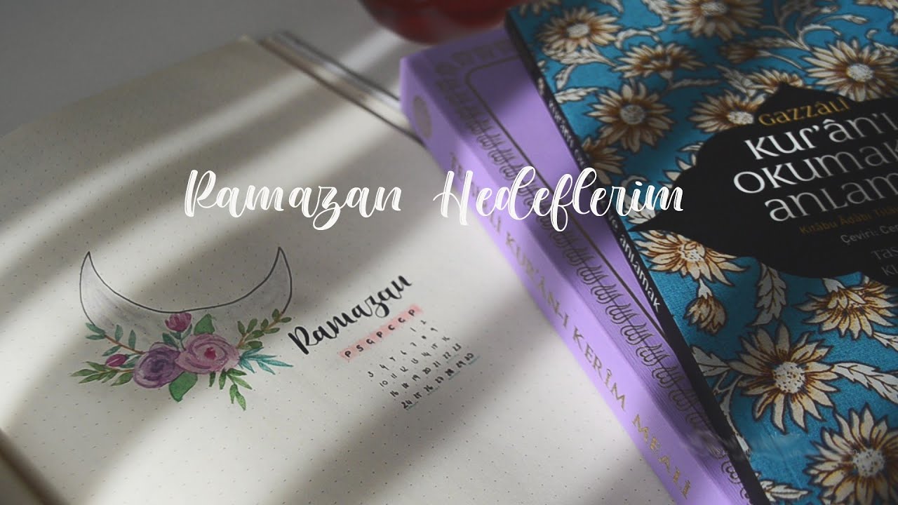 Ramazan'a Hazırlanıyorum || Hedeflerim ve planlayıcım | Sessiz vlog