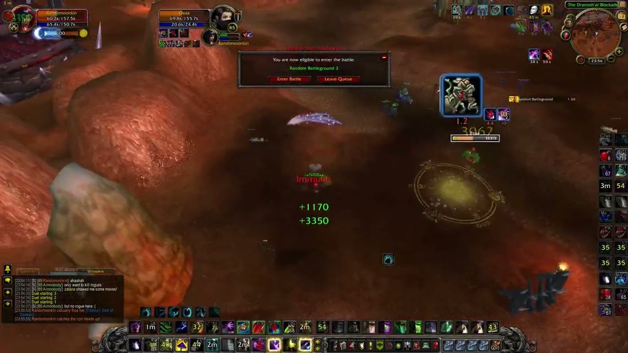 Randomoonkin (boomy) vs Ozaa (rogue) [WoW 4.3.4]